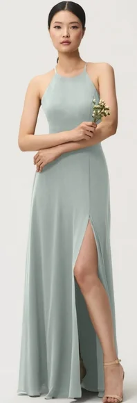 green emerald velvet dress Poppy Modest Midi in Morning Dew – A Closet Full of Dresses main image 0